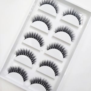 Faux cils 18 Style 50/250 5 paires de cils naturels 3D vison Faux cils maquillage Faux cils Faux Cilios maquillage outils de beauté 231012