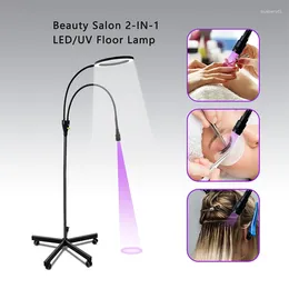 Faux cils 2 en 1 lampe UV Greffage Glue durcissement Special Double-end Lashes / Hair Extension Floor Beauty Tool