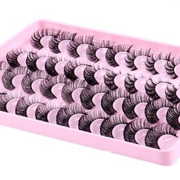 Faux cils 20 paires Pack Fluffy Volume Allongement Premium Russe Curl Eye Maquillage Accessoire