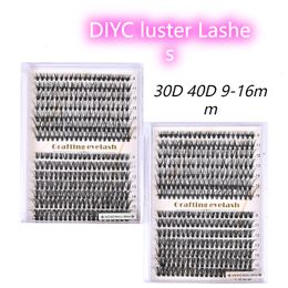 Pestañas postizas 280 piezas Cluster Lashes Individual 30D 40D Longitud mixta 14 filas Lash Clusters Wispy DIY Extension en casa 230617