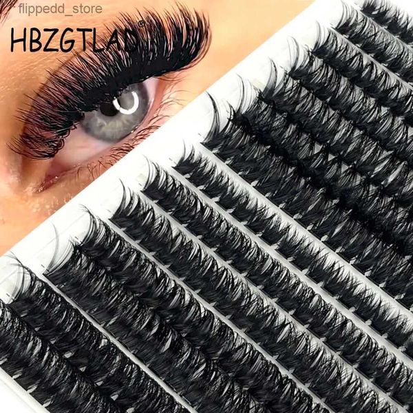 Faux cils 30D 40D 60D 80D plateau mixte cils individuels 3D Russie Volume cils doux cils naturels vison cils cluster faux cils Q231129