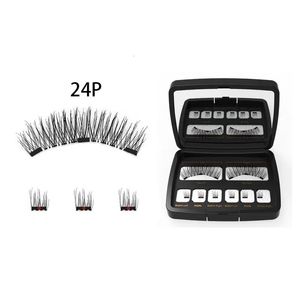 Valse Wimpers 3D Magnetische 23 Magneten Natuurlijke Zachte Handgemaakte 8 Stuks Nep Mink Wimpers Met Applicator Oogmake-up Sets Drop 230617