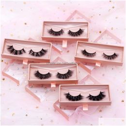 Faux cils 3d vison du peluche moelleux cils doux dramtique épais bouclé croix faux cils de maquillage