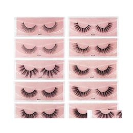 Faux Cils 3D Épais Imitation Mink Lash 300 1 Paire Chaque Long Gros Outils De Beauté Maquillage Cils Artificiels Drop Delivery Healt Dhimx