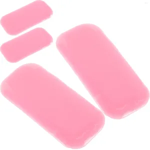 Posuras de pestañas 4 PCS Herramientas Accesorios de pestañas Pads de silicona de silicona Extensión auxiliar de pestañas Extensión de gel de sílice Extensiones de pestañas