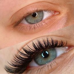 Faux cils 5/7 paires faits à la main faux vison allongé volant ailé épais vaporeux cils Curl doux pour l'extension de cils