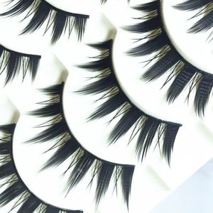 Faux cils 5 paires naturel japonais sérieux maquillage femmes longs cils épais Cosplay faux outils 231017