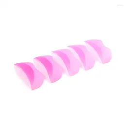 False wimpers 5 paren roze siliconen permanent kussen wimper tillen pergende kussens 3D krultjes extensie make -upgereedschap