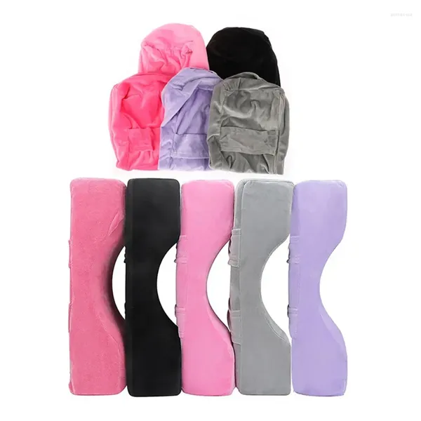 Pestañas postizas 5 colores extensión de pestañas funda para almohada almohadas de injerto de franela reemplazar herramientas de maquillaje de pestañas