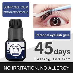 Valse wimpers 5 ml wimperverlenging lijm Langdurige entenlagen Lashes lijm snel drogende lijm zwarte lijm geen irriterende make -up