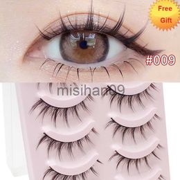 Faux cils 5 paires faux mangas cils coréens maquillage faux cils maquiagem natural cilios cosplay fausses extension des cils wimpern ciglia finte j230717