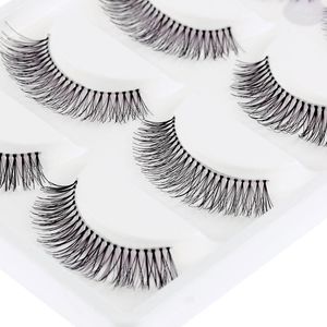 Valse Wimpers 5Pairs Wimpers Natuurlijke Transparante Terrier Lange Sparse Cross Fake Eye Extensions Eyelashe Makeup ToolsFalse Harv22