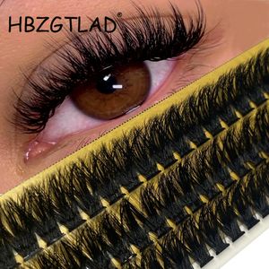 Faux Cils 60 Bundles 50D60D80D NOIR Volume d'extension de cils naturels Faux Mink Cluster individuel Cils Maquillage Cilia SILK 230617