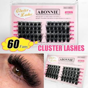 Valse Wimpers Abonnie Wimper Clusters DIY Volume Extensions C D Krul Gesegmenteerde Premade Fans Russische Wimpers Bundels Make-Up