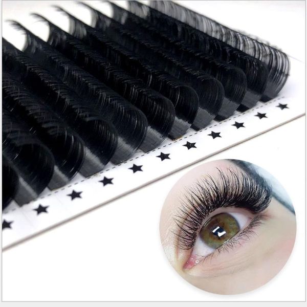 Pestañas postizas Abonnie Fast Ship Mink Extensiones falsas 16 líneas 8-17 MM Extensión de pestañas individuales naturales reales Maquillaje CiliosFalse