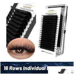 Faux Cils Abonnie Private Label Clasic Lashes Extensions Mix Plateau 8-17Mm Volume Mat Extension de CilsFaux Drop Livraison Dhyvr