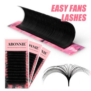 Faux cils Abonnie Super Soft Blomming Lashes Easy Fan Extensions de cils Mega Volume Fans 825m Toutes les tailles Fournitures pour la beauté des yeux 230904