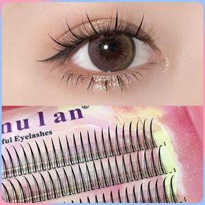 Faux Cils AM Forme Cils Préfabriqués Maquillage Cils Individuels Cluster Pointes Lash Wispy Premade Russe Naturel Fluffy Faux Cils 230703