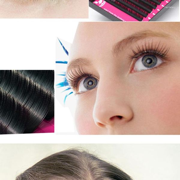 Faux Cils Noir Cheveux Synthétiques Épais Croissance Cils Supérieur En Plastique Terrier Falese Lash Kit De Maquillage Extensions Accessoires