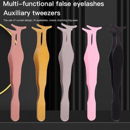 Faux Cils Clip En Acier Inoxydable Recourbe-Cils Extension Eye Lash 5 Couleurs Applicateur Beauté Maquillage Outil Accessoires E449