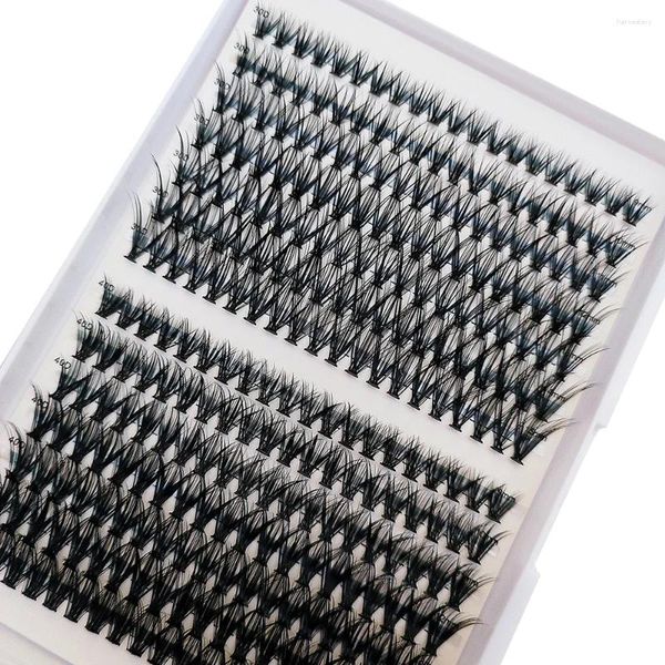 Fausses cils cluster clusters 280pcs 30d 40d extension de cils bricol