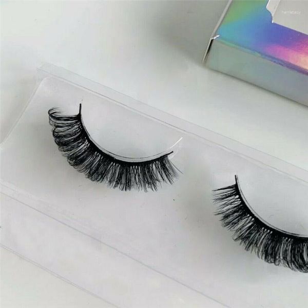 Faux cils Cosplay longs bouclés maquillage naturel complet D Curl Faux cils de vison bande russe cils faux Gera22