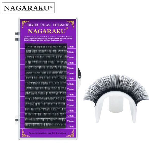 Faux cils Curl J B C D naturel individuel, Extension de cils en vison, faux cils artificiels, 516