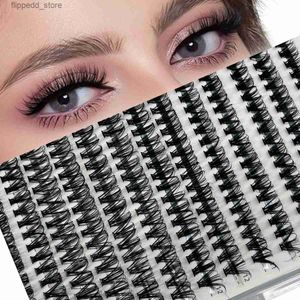 Pestañas postizas Extensiones de pestañas DIY D Curl Cluster Lashes Aspecto natural Racimos de pestañas Reutilizables Wispy Lashes individuales Super Soft Q231129