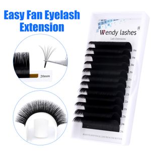 Faux cils Easy Fan Lashes Premade Volume Fans Extension de cils Floraison rapide Mink Natural Silk Lash Maquillage Fournitures 230530