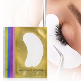 Faux cils Extension de cils patchs en papier sous les coussinets pour les yeux conseils de cils autocollants enveloppes outils de maquillage