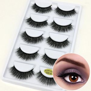 Faux cils Extension moelleuse Cils doux et naturels