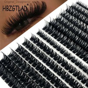 Eyeleashs postizas HBZGTLAD 30D/40D/60D/66D/80D/88D/100D 9-16MM D CUCHA CUCHA PERSONA CUCHA CUCHA CLUSTER Soft False Lath Q240425