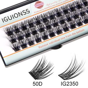 Valse wimpers Iiguions Segmented Extensioned Extension Eyelash Diy Natural Individual Lash Make -up Tools Soft en gemakkelijk te bedienen 230821