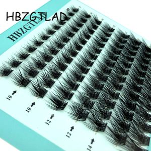 Faux Cils L Curl 3D Fluffy Single DIY Cluster Lashes Premade Volume Fans Cils Individuels Extension Segmentée Faux Naturel 230617