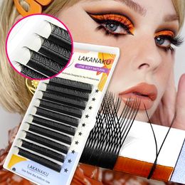 Valse wimpers LAKANAKU Zwarte Y Wimpers Braziliaanse volume- en volume-extensies 8-15 mm Kasjmier Nertsen Wimper Make-up Cilia In Y 230919