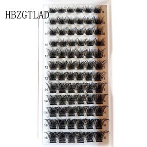 False wimpers Lash Clusters DIY wimper 72 Clusters Lashes Mega Volume individuele wimpers wimpersextensies wispy wimpers cluster diy thuis hkd230817