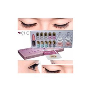 Pestañas postizas Lash Lift Kit de permanente de pestañas Juego de permanente con varillas Pegamento Extensión de cilios profesional Pestañas Belleza permanente Maquillaje T Dht1L