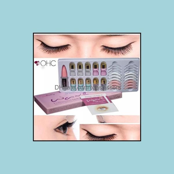 Faux Cils Lash Lift Cils Perming Kit Perm Set Avec Des Tiges De Colle Extension Professionnelle De Cils Cils Beauté Permanente Maquillage T Dhr2V