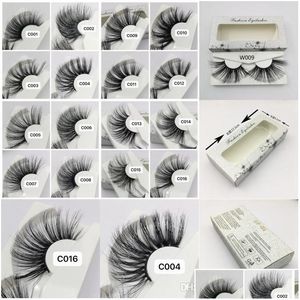 Faux Cils Plus Longs Que 25Mm 30Mm De Longs Cils Mink Eye 3D Fluffy 5D Drop Delivery Santé Beauté Maquillage Yeux Dhhl3