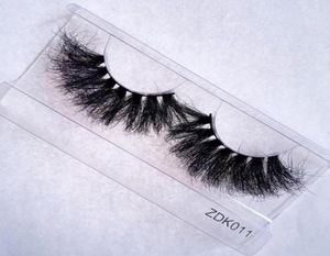 Faux de cils luxe 25 mm 3D Fluffy 5d Real Mink Eye cils 25 mm Cyllash Personnalisez la boîte de logo Boîte d'emballage Vendeur entier Bul9391268