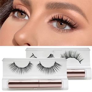 False wimpers magnetische set waterdichte duurzame natuurlijke eyeliner magnet make -up extension kitfalse