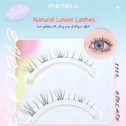 Pestañas postizas Menglu 5 pares de pestañas inferiores W51 Fairy Lash Natural Soft Beauty Korean Makeup 230627