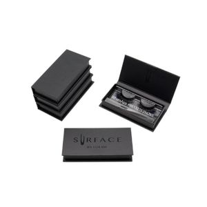 False wimpers Metallic Black Logo Wimel Box Groothandel Mink Lashes met eigen merk Packing Support Customization kan uw LogOfalse FA toevoegen