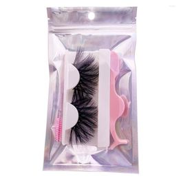 Pestañas postizas Mink 25mm Desordenado Fluffy Wispy Bulk Dramático Largo y Volumen Eye Lash Extensions Vendor Makeup