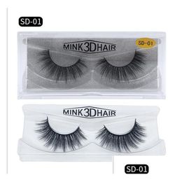 False wimpers Nieuwe 3D Mink rommelige oog Lash Extension 12styles y wimper FL Strip Lashes door chemische vezels dikke druppel afgifte gezondheid dhxvr