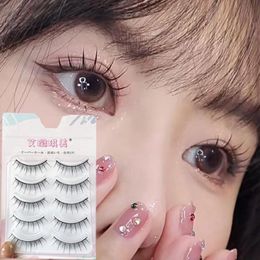 Faux cils paires japonais surnaturel petit diable Cosplay naturel fée Extension de cils grands yeux maquillage faux