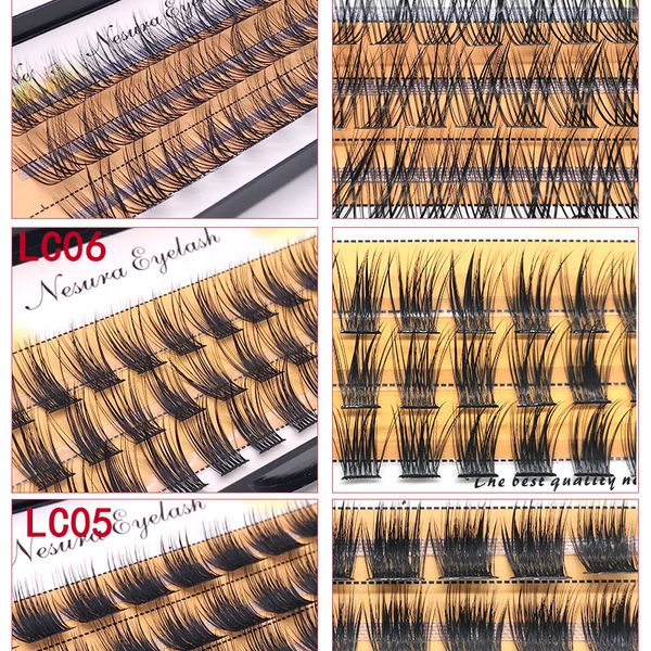 Faux cils QSTY 3DFluffy Single Cluster Lashes Premade Volume Fans Cils individuels segmentés Faux naturels pour l'extension des yeux 230530