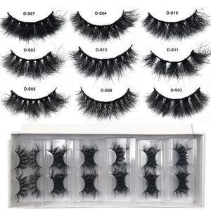 Pestañas postizas RED SIREN Mink Lashes Wholesale 5/10/50 Pairs Fluffy Real Mink Hair Pestañas naturales Wholesale Short Wispy Mink Eyelashes Bulk 230802