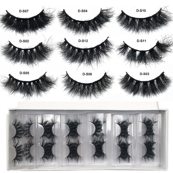 Faux Cils RED SIREN Mink Lashes Vente en gros 51050 Paires Moelleux Vrais Cheveux Naturel Court Vaporeux En Vrac 230602