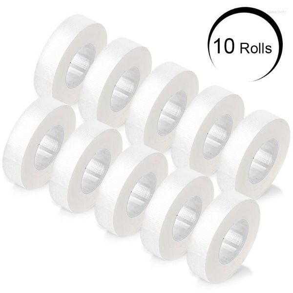 Rollos de pestañas postizas, pelusa de extensión de pestañas, cinta de papel no tejida transpirable, adhesivo de tela para parche de pestañas debajo de las herramientas de maquillaje de ojos, Har falso